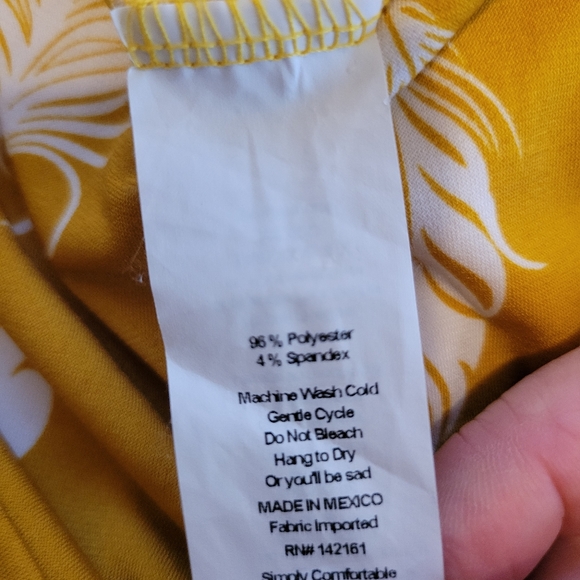 LaLuRoe mustard colored skirt - Picture 4 of 4